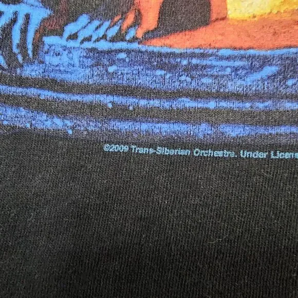 Trans Siberian Orchestra Tshirt Small Night Castle Tour 2009 Music Classical Y2K - Picture 4 of 12